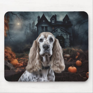 Cocker Spaniel Halloween Scary Mouse Mat