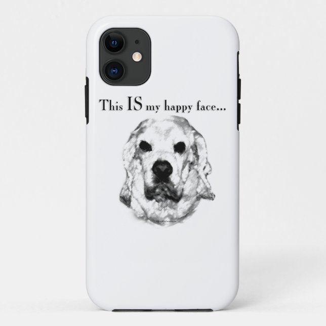 Cocker Spaniel Happy Face Case-Mate iPhone Case (Back)