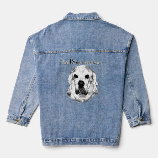 Cocker Spaniel Happy Face Denim Jacket