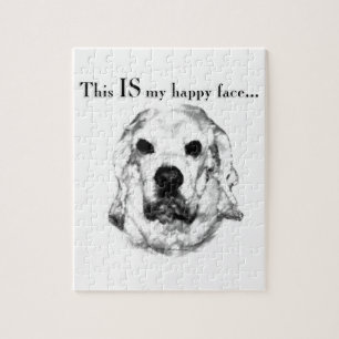 Cocker Spaniel Happy Face Jigsaw Puzzle