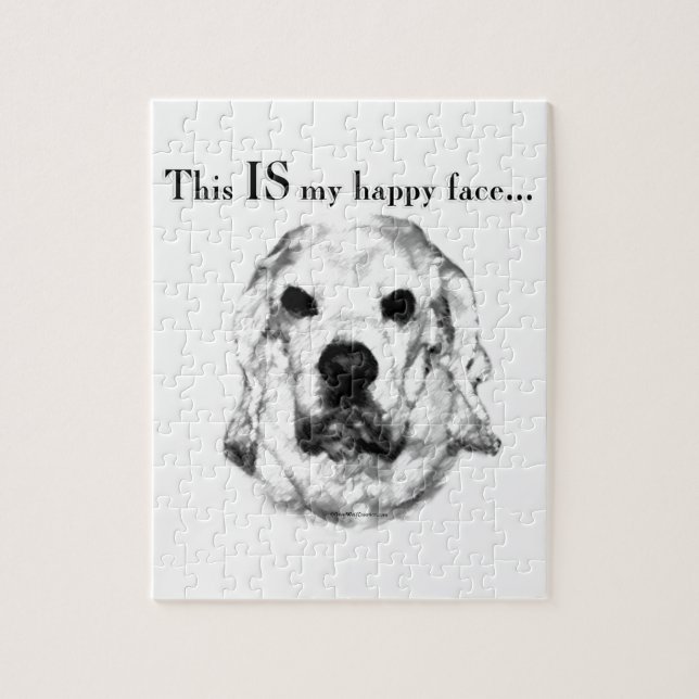 Cocker Spaniel Happy Face Jigsaw Puzzle (Vertical)