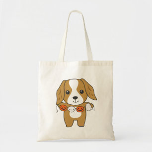 Cocker Spaniel Happy Halloween Dog Costume Tote Ba Bag