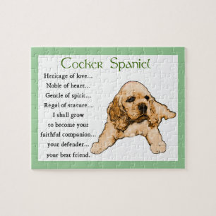 Cocker Spaniel Heritage of Love Jigsaw Puzzle