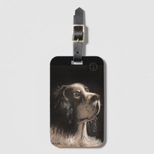 cocker spaniel iphone case luggage tag