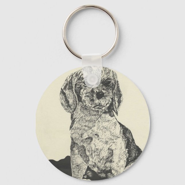 Cocker Spaniel Key Ring (Front)