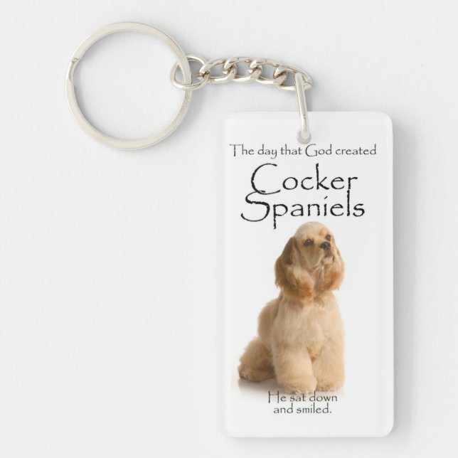 Cocker Spaniel Keychain (Front)