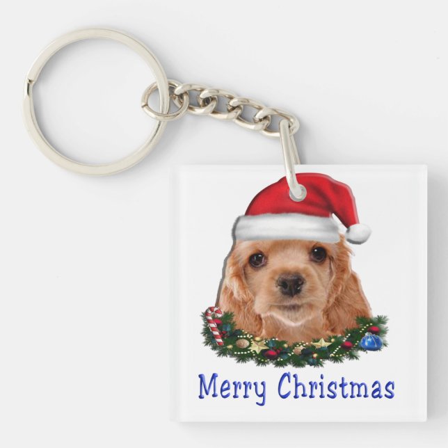 Cocker spaniel  keychain (Front)