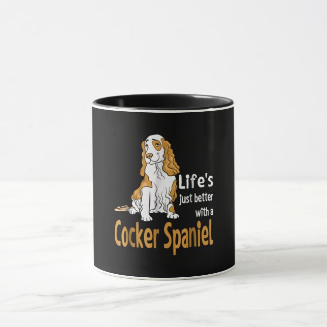 Cocker Spaniel | Life's Just Better With A Cocker Mug (Center)
