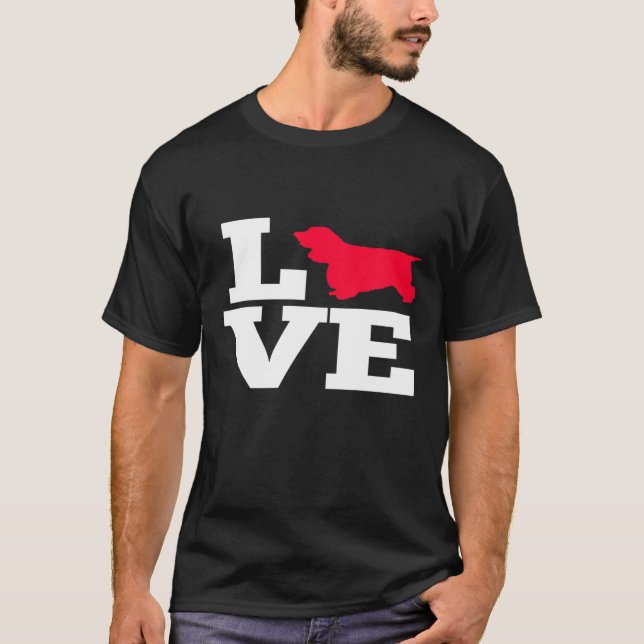 Cocker Spaniel Love Dog  Owner T-Shirt (Front)