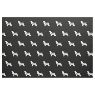 Cocker Spaniel Love Fabric