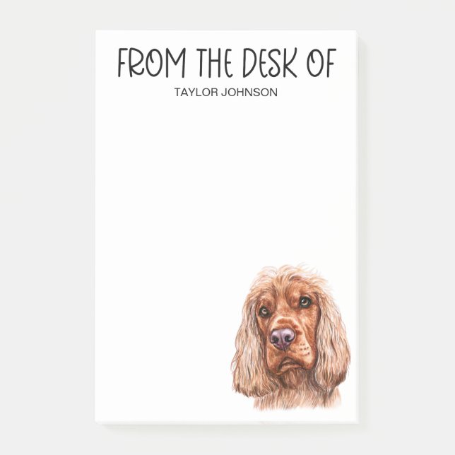 Cocker Spaniel Lover Post-it Notes (Front)