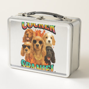 Cocker Spaniel Metal Lunch Box