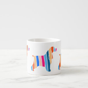 Cocker Spaniel Modern Silhoeutte Espresso Cup