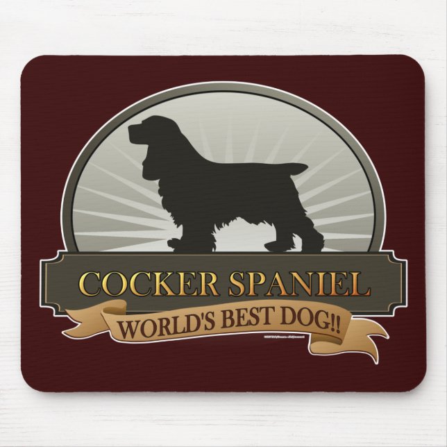 Cocker Spaniel Mouse Mat (Front)