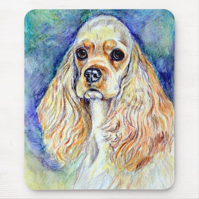 Cocker Spaniel Mouspad Mouse Mat (Front)