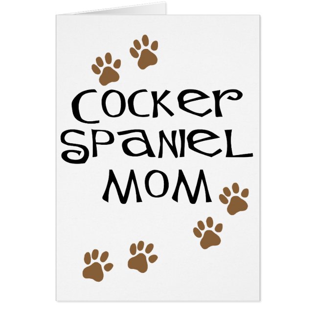 Cocker Spaniel Mum for Dog Moms (Front)