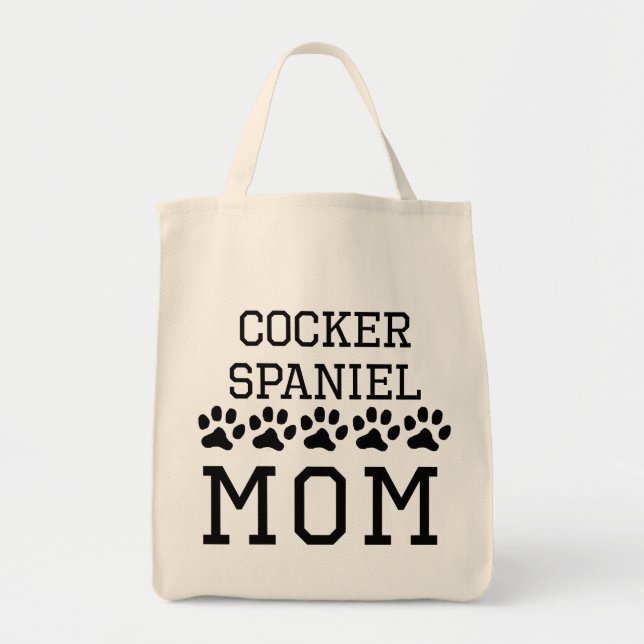 Cocker Spaniel Mum Tote Bag (Front)