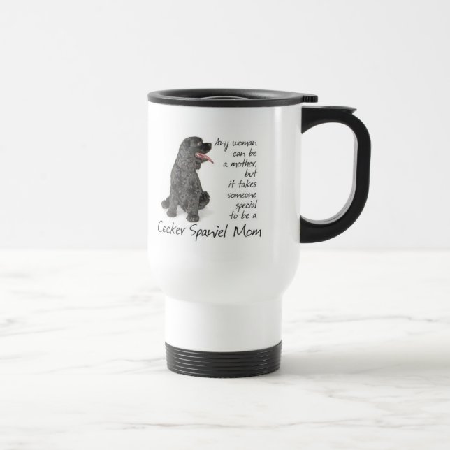 Cocker Spaniel Mum Travel Mug (Right)
