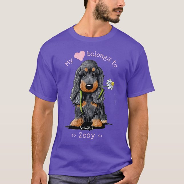 Cocker Spaniel My Heart Belongs To T-Shirt (Front)