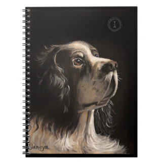 cocker spaniel note book