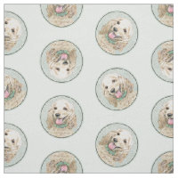 Cocker Spaniel Painting Buff Gold Original Dog Art