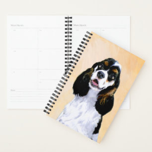 Cocker Spaniel (Parti) Painting - Original Dog Art Planner
