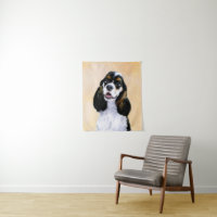 Cocker Spaniel (Parti) Painting - Original Dog Art