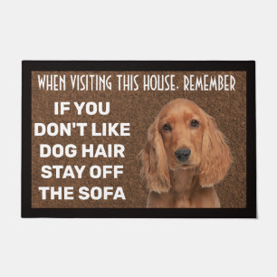 Cocker Spaniel personalised doormat