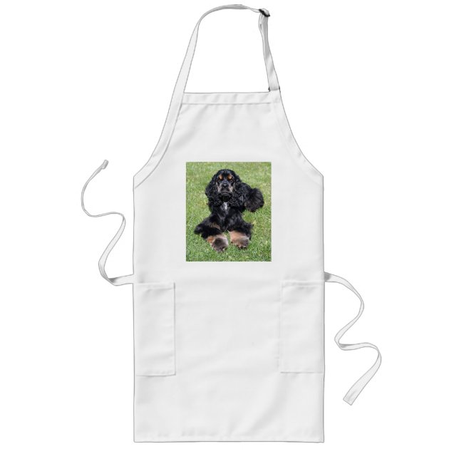 Cocker Spaniel Photo Long Apron (Front)