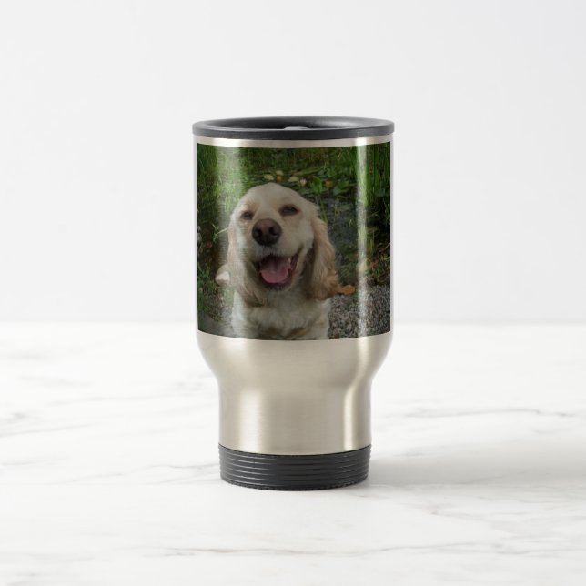 Cocker Spaniel photo Travel Mug (Center)
