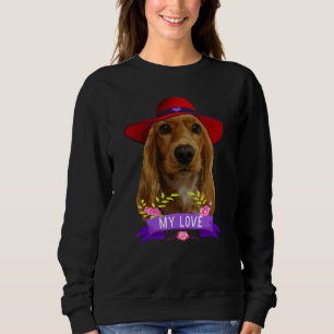 Cocker Spaniel Poplove Cocker Spaniels Dad Mum Sweatshirt