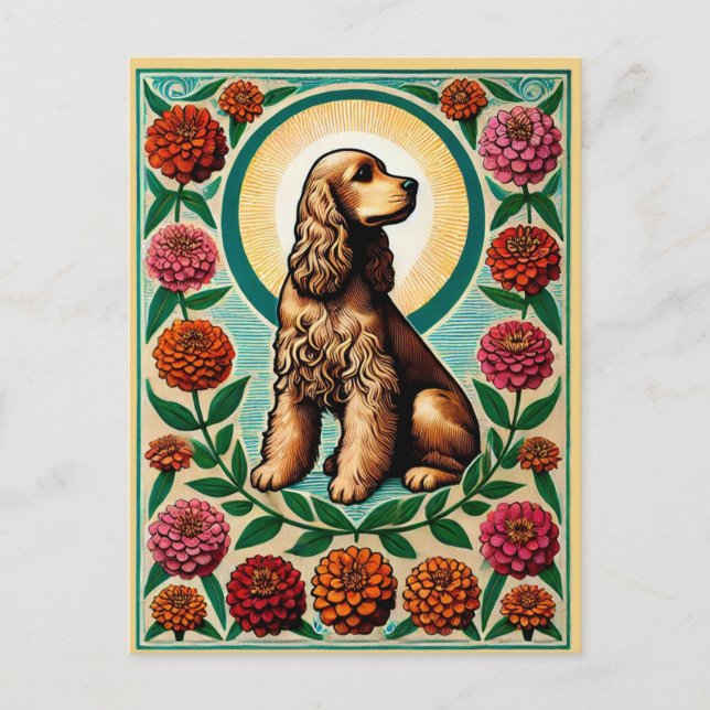 Cocker Spaniel                                     Postcard (Front)