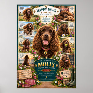 Cocker Spaniel Poster | The Little Life of Molly