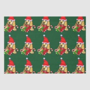Cocker Spaniel Puppy Christmas Tissue Paper