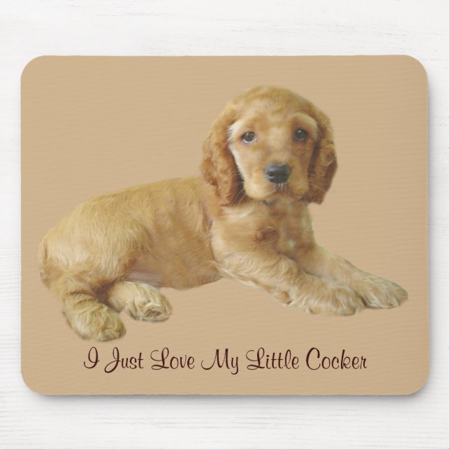 Cocker Spaniel Puppy Mousepad (Front)