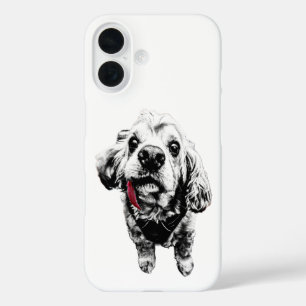Cocker Spaniel – Red Tongue, Real Sass iPhone 16 Case