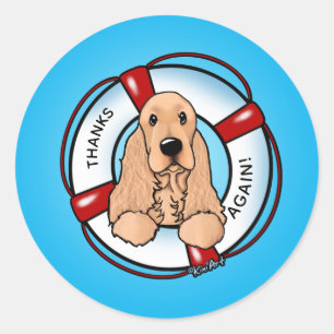 Cocker Spaniel Rescue Stickers