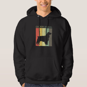 Cocker Spaniel Retro Vintage Style Hoodie