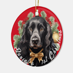 Cocker Spaniel’s First Christmas Ceramic Tree Decoration