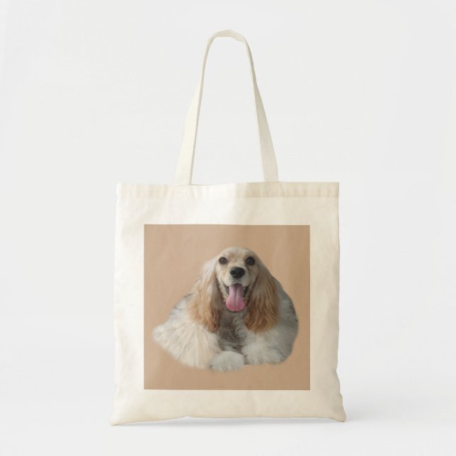 Cocker Spaniel Smiling Tote Bag (Front)