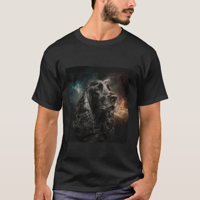 Cocker Spaniel Space T-Shirt (Front)