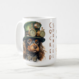 Cocker Spaniel Steampunk Dog Coffee Mug