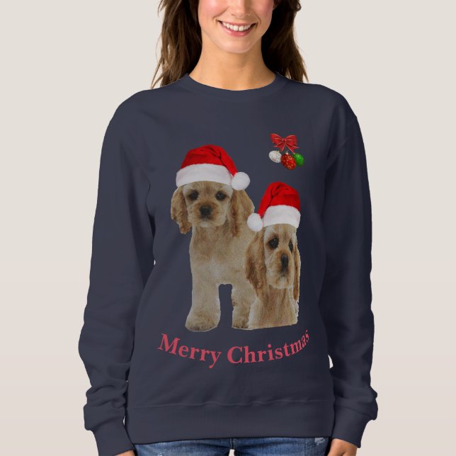 Cocker spaniel  sweatshirt (Front)