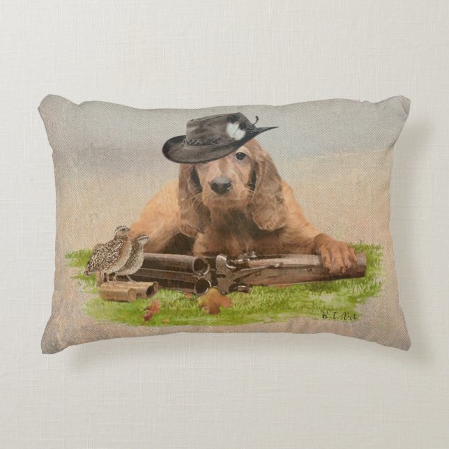 Cocker Spaniel Tapestry Poster Acrylic Print Tript Decorative Cushion (Front)