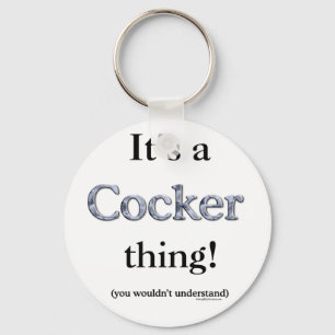 Cocker Spaniel Thing Key Ring