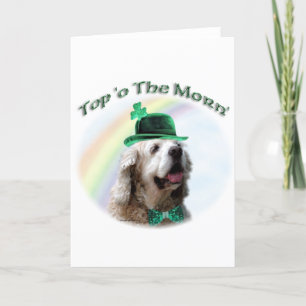 Cocker Spaniel Top of the Morn'; St. Patrick's day Holiday Card