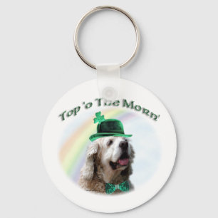 Cocker Spaniel Top of the Morn'; St. Patrick's day Key Ring