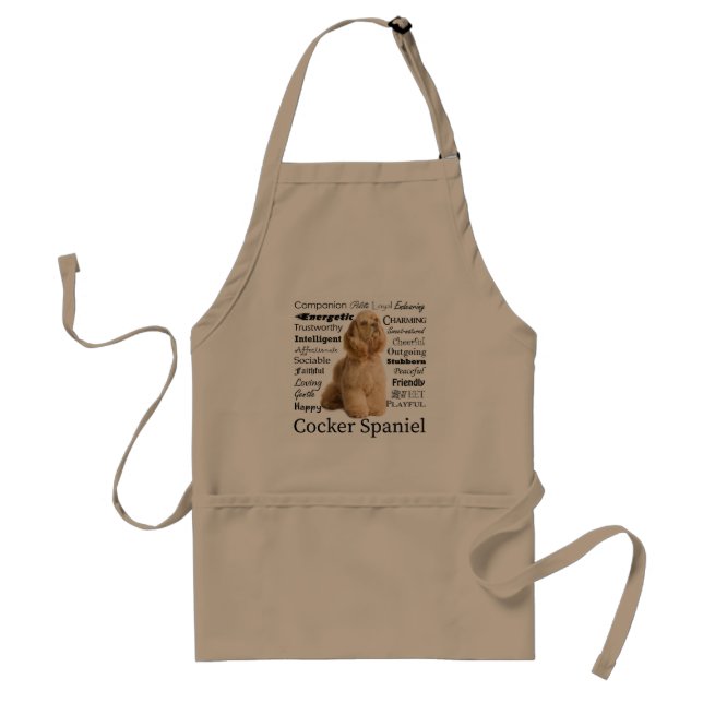 Cocker Spaniel Traits Apron (Front)