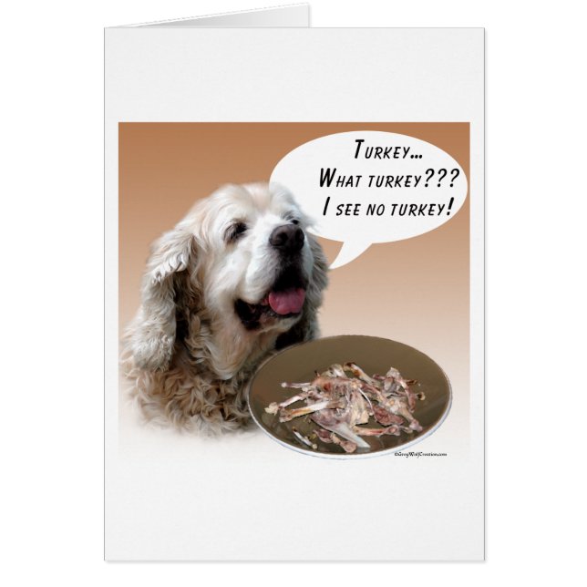 Cocker Spaniel Turkey (Front)