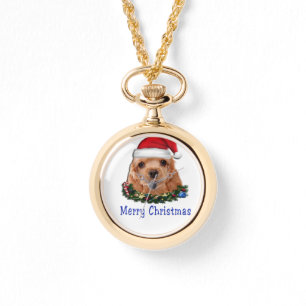 Cocker spaniel Watch Merry christmas